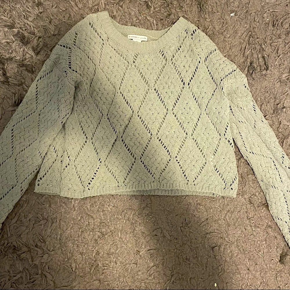 Teal Womens Sweater Small
